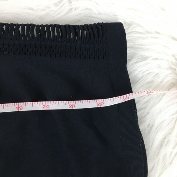 Nux Small Black Mesh Sides Workout Tank New - Picture 10 of 10